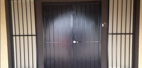 iron security door