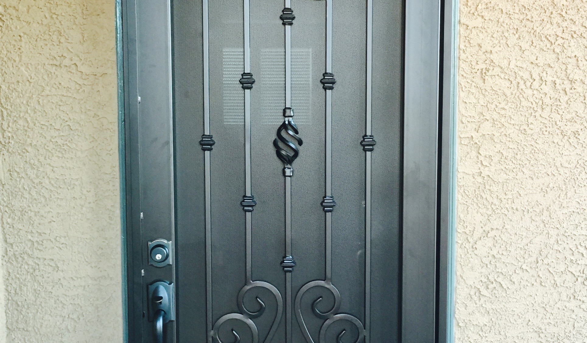 Custom Iron Security Door
