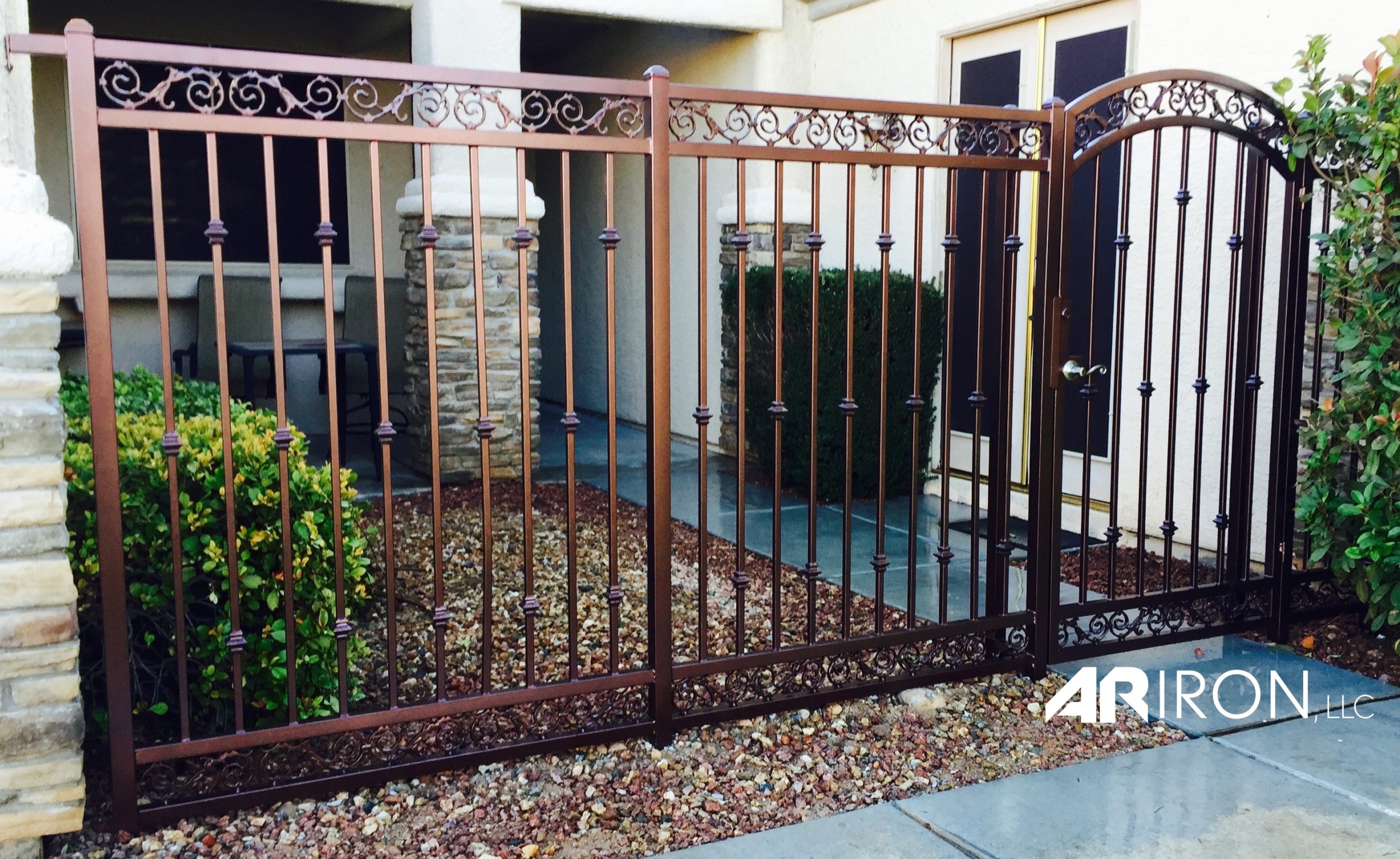 iron fence and gate