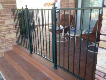 iron patio fence