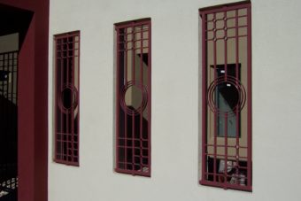 Multi-Panel Ironwork window guards