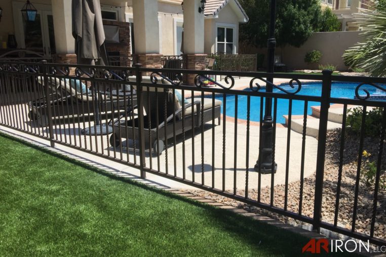 pool fence by ar iron in las vegas